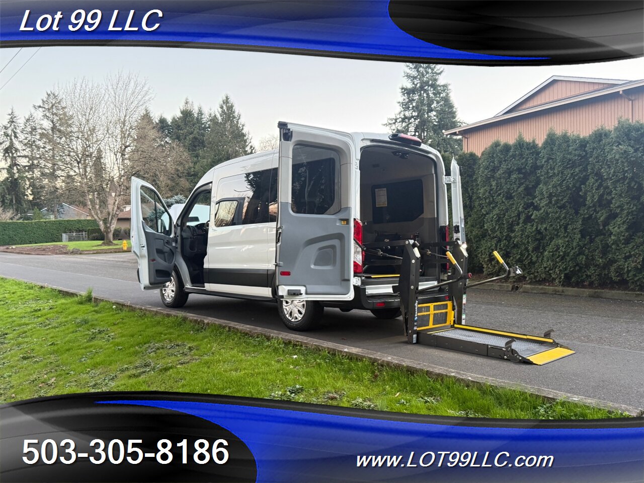 2018 Ford Transit MID Roof ** 54k ** WHEELCHAIR VAN** 5 Passenger  34 " BraunAbility Rear Lift 1-Owner Service History - Photo 21 - Milwaukie, OR 97267