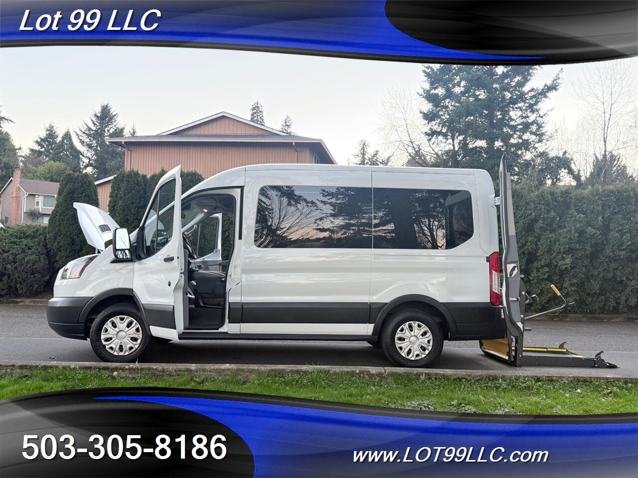 2018 Ford Transit MID Roof ** 54k ** WHEELCHAIR VAN** 5 Passenger  34 " BraunAbility Rear Lift 1-Owner Service History - Photo 28 - Milwaukie, OR 97267
