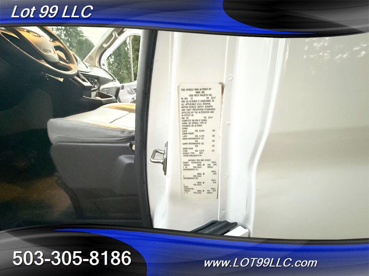 2018 Ford Transit MID Roof ** 54k ** WHEELCHAIR VAN** 5 Passenger  34 " BraunAbility Rear Lift 1-Owner Service History - Photo 61 - Milwaukie, OR 97267