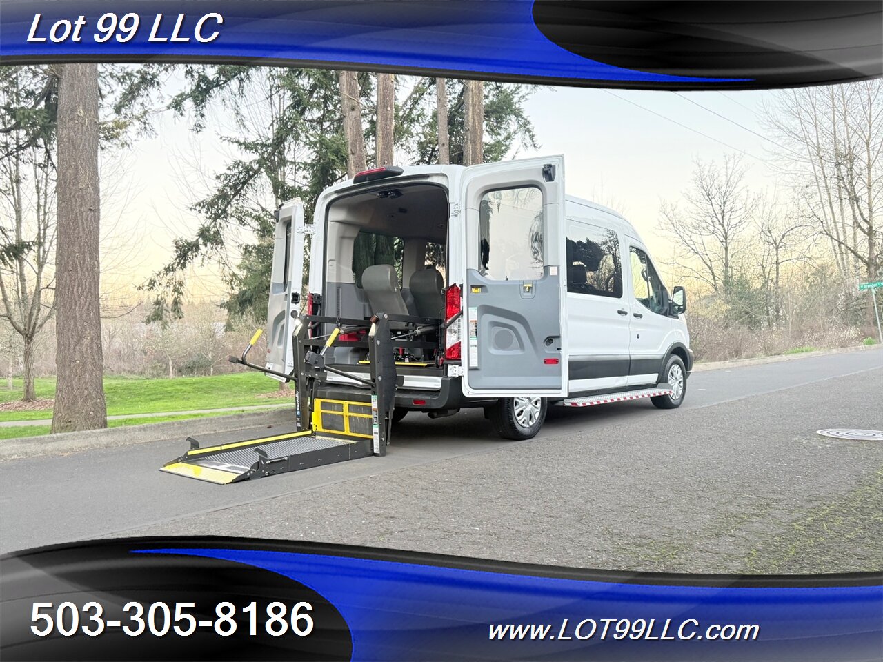 2018 Ford Transit MID Roof ** 54k ** WHEELCHAIR VAN** 5 Passenger  34 " BraunAbility Rear Lift 1-Owner Service History - Photo 25 - Milwaukie, OR 97267