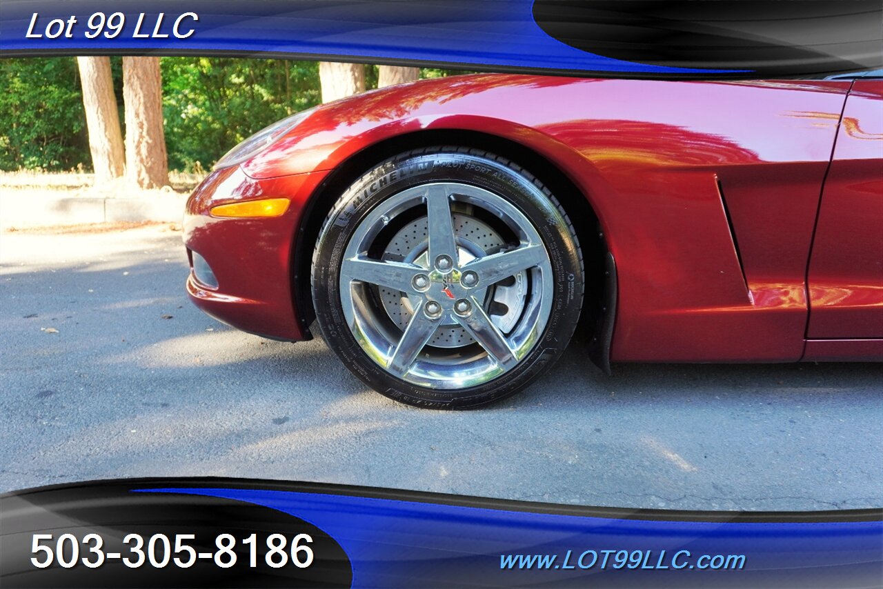 2007 Chevrolet Corvette Convertible ONLY 55K V8 LS2 6 Speed Leather Chrome  Wheels NEWER TIRES Power Convertible Top - Photo 36 - Milwaukie, OR 97267