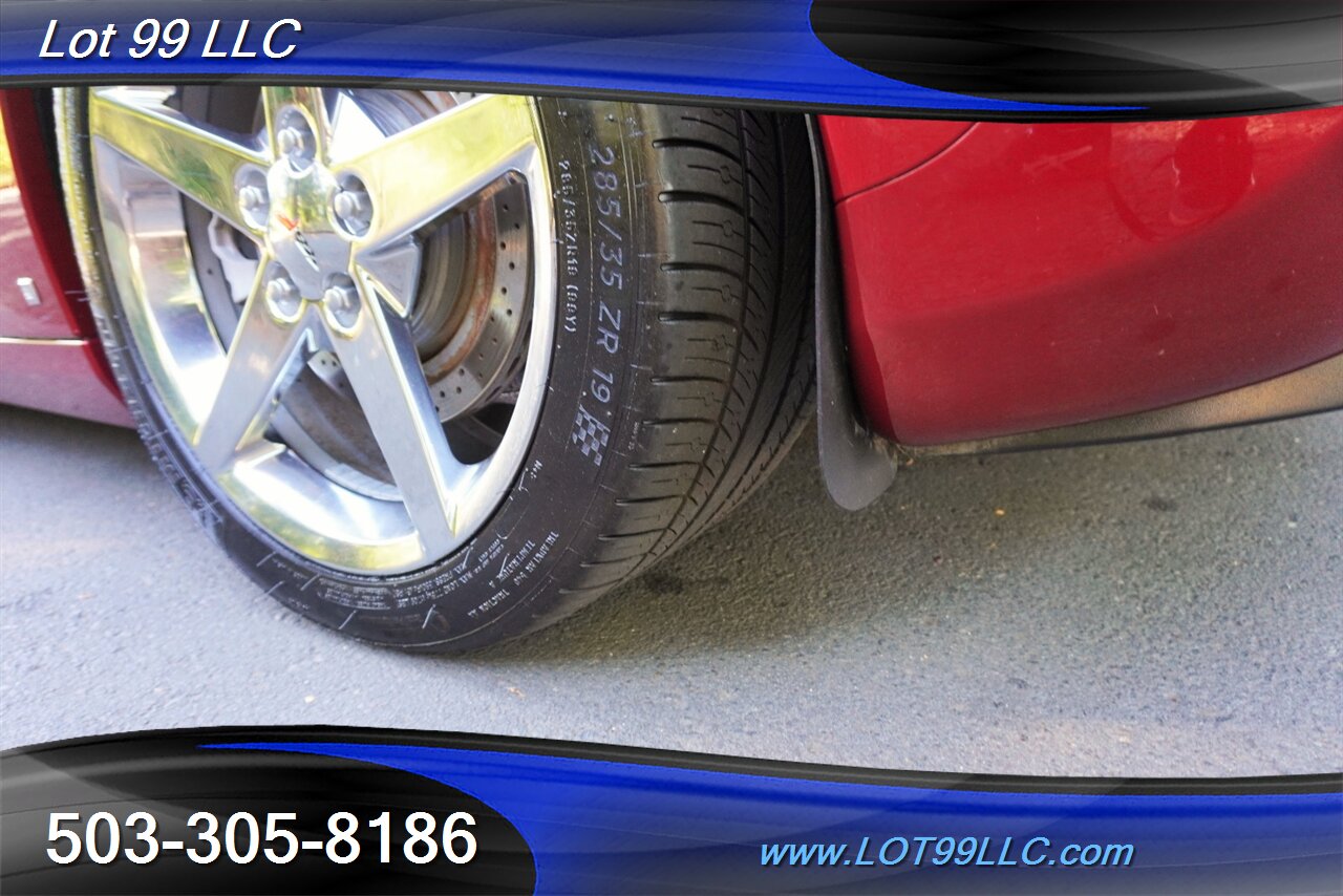 2007 Chevrolet Corvette Convertible ONLY 55K V8 LS2 6 Speed Leather Chrome  Wheels NEWER TIRES Power Convertible Top - Photo 38 - Milwaukie, OR 97267
