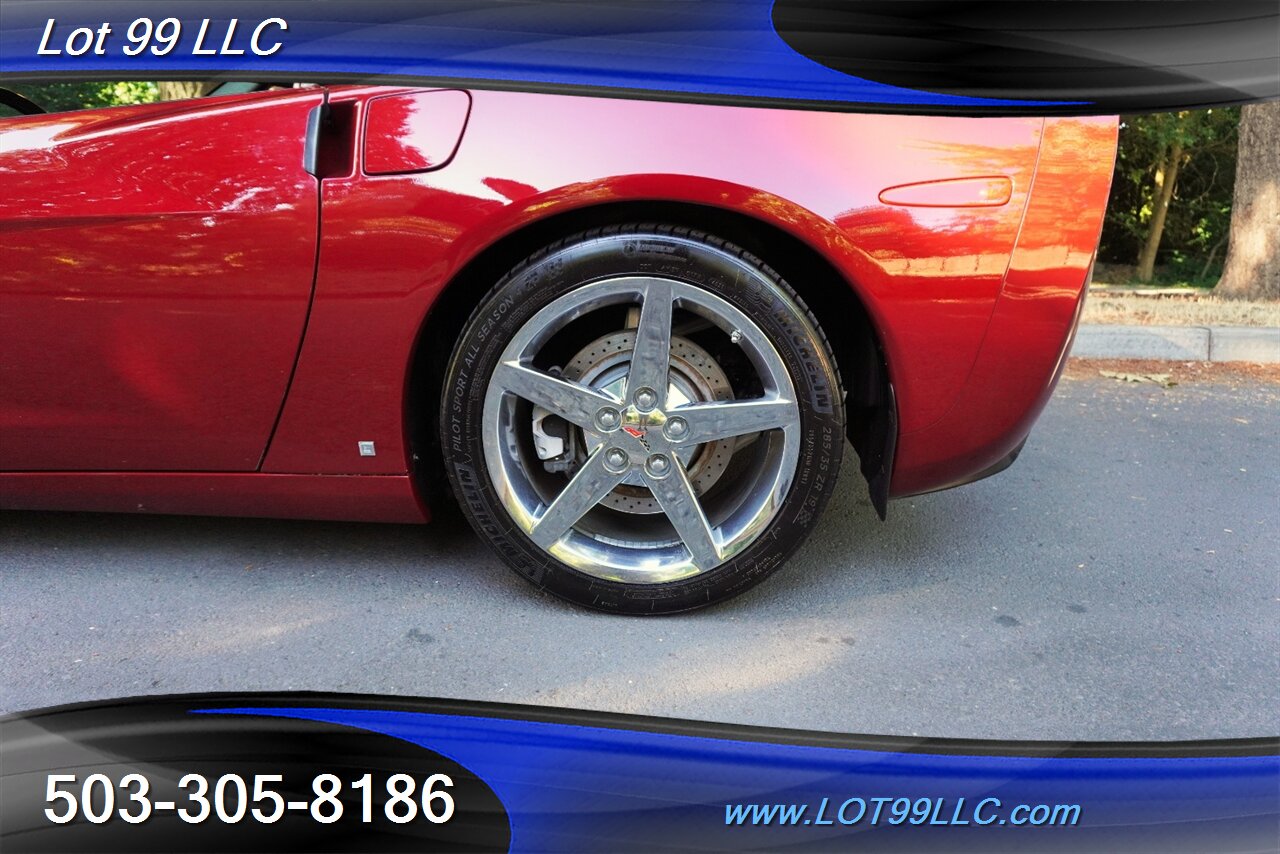 2007 Chevrolet Corvette Convertible ONLY 55K V8 LS2 6 Speed Leather Chrome  Wheels NEWER TIRES Power Convertible Top - Photo 3 - Milwaukie, OR 97267