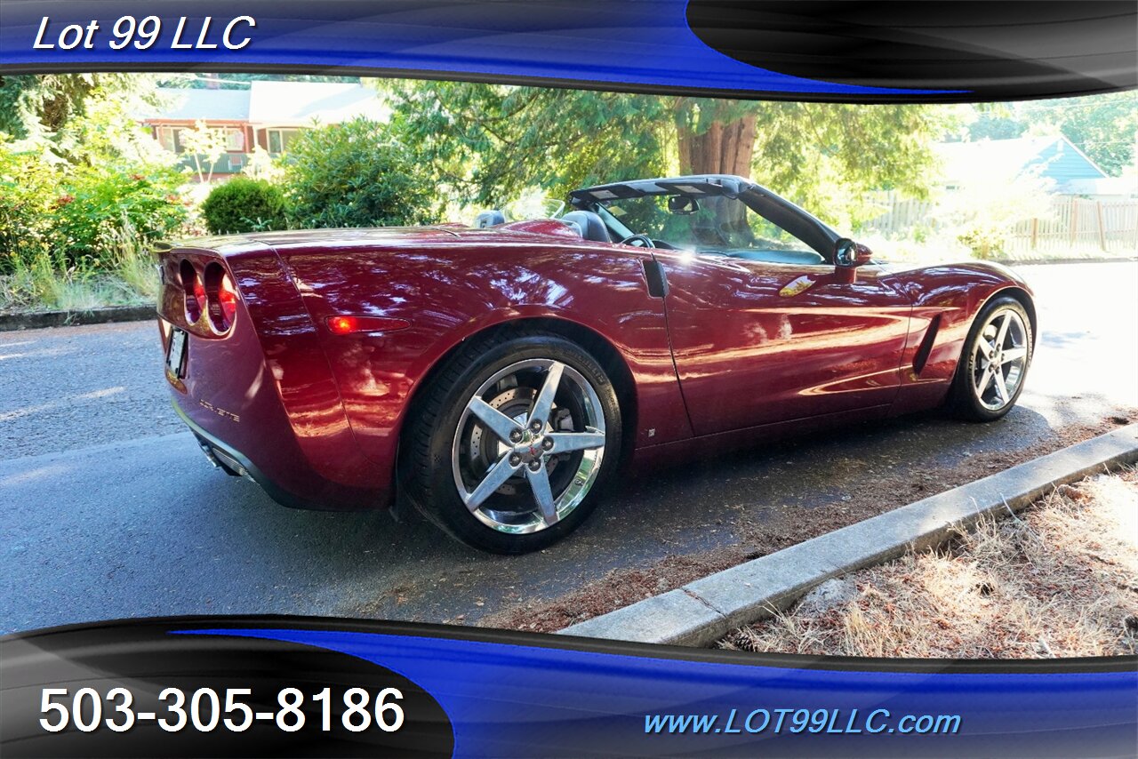 2007 Chevrolet Corvette Convertible ONLY 55K V8 LS2 6 Speed Leather Chrome  Wheels NEWER TIRES Power Convertible Top - Photo 9 - Milwaukie, OR 97267