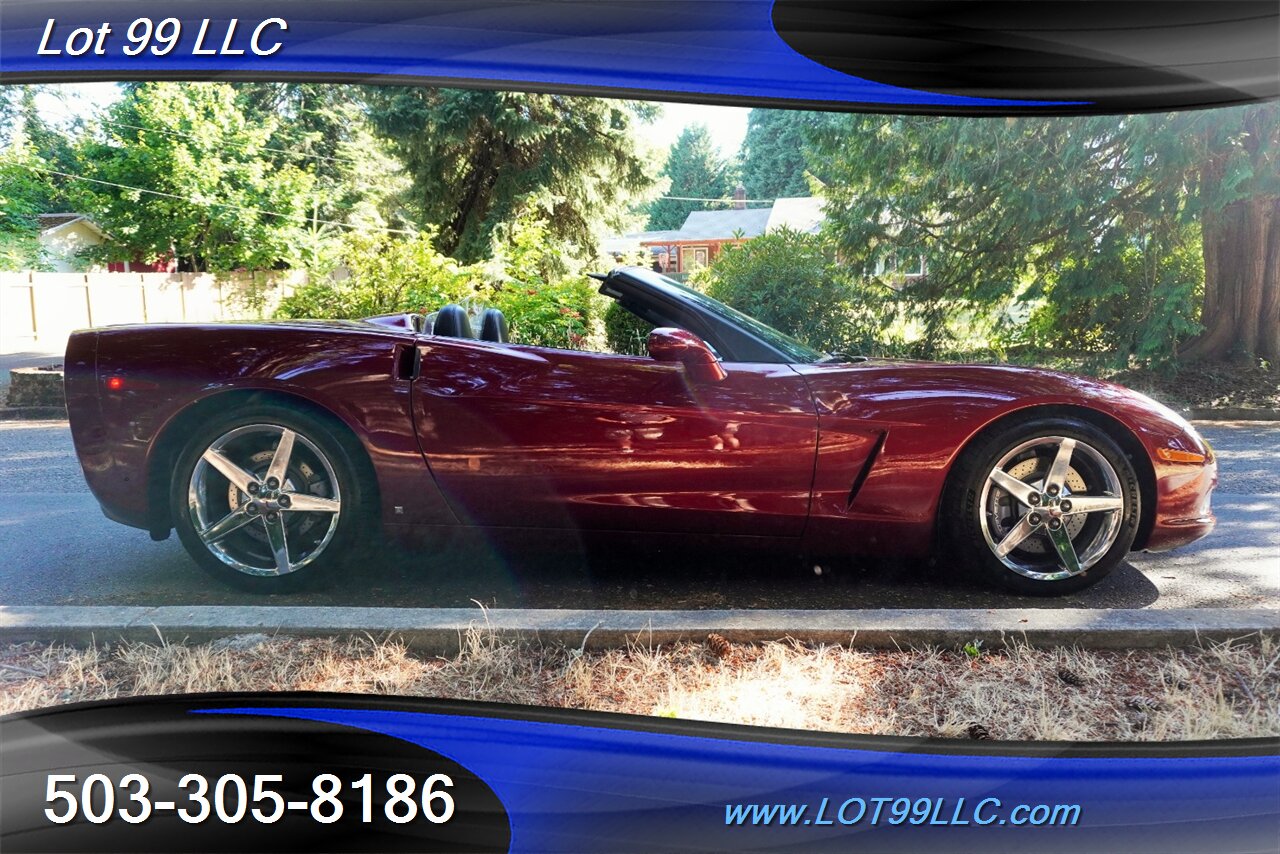2007 Chevrolet Corvette Convertible ONLY 55K V8 LS2 6 Speed Leather Chrome  Wheels NEWER TIRES Power Convertible Top - Photo 8 - Milwaukie, OR 97267