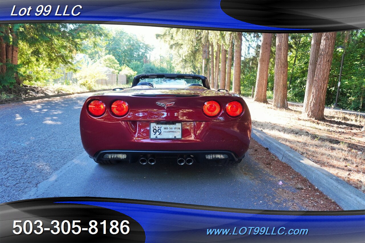 2007 Chevrolet Corvette Convertible ONLY 55K V8 LS2 6 Speed Leather Chrome  Wheels NEWER TIRES Power Convertible Top - Photo 10 - Milwaukie, OR 97267