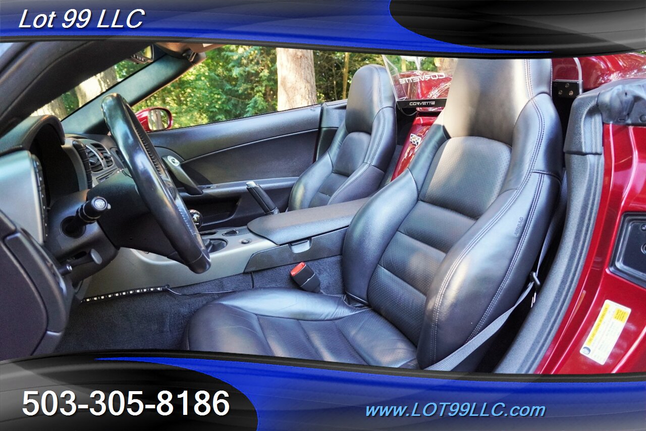 2007 Chevrolet Corvette Convertible ONLY 55K V8 LS2 6 Speed Leather Chrome  Wheels NEWER TIRES Power Convertible Top - Photo 13 - Milwaukie, OR 97267
