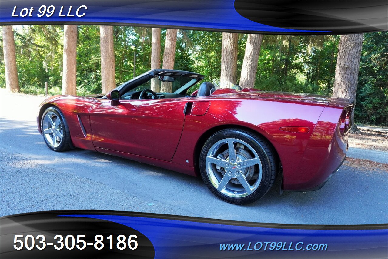 2007 Chevrolet Corvette Convertible ONLY 55K V8 LS2 6 Speed Leather Chrome  Wheels NEWER TIRES Power Convertible Top - Photo 11 - Milwaukie, OR 97267