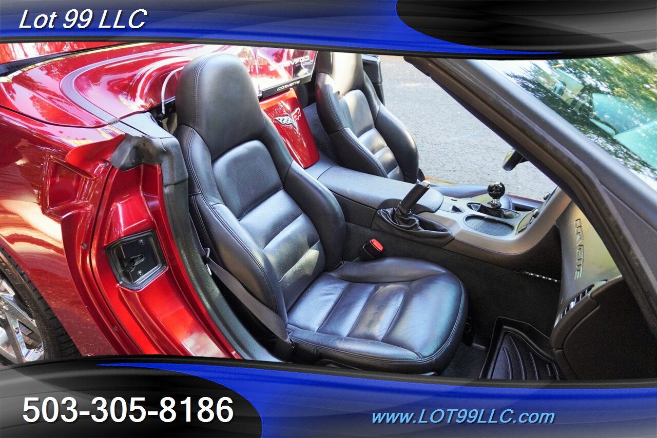 2007 Chevrolet Corvette Convertible ONLY 55K V8 LS2 6 Speed Leather Chrome  Wheels NEWER TIRES Power Convertible Top - Photo 15 - Milwaukie, OR 97267