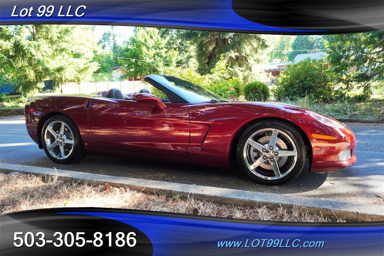 2007 Chevrolet Corvette Convertible ONLY 55K V8 LS2 6 Speed Leather Chrome  Wheels NEWER TIRES Power Convertible Top - Photo 7 - Milwaukie, OR 97267