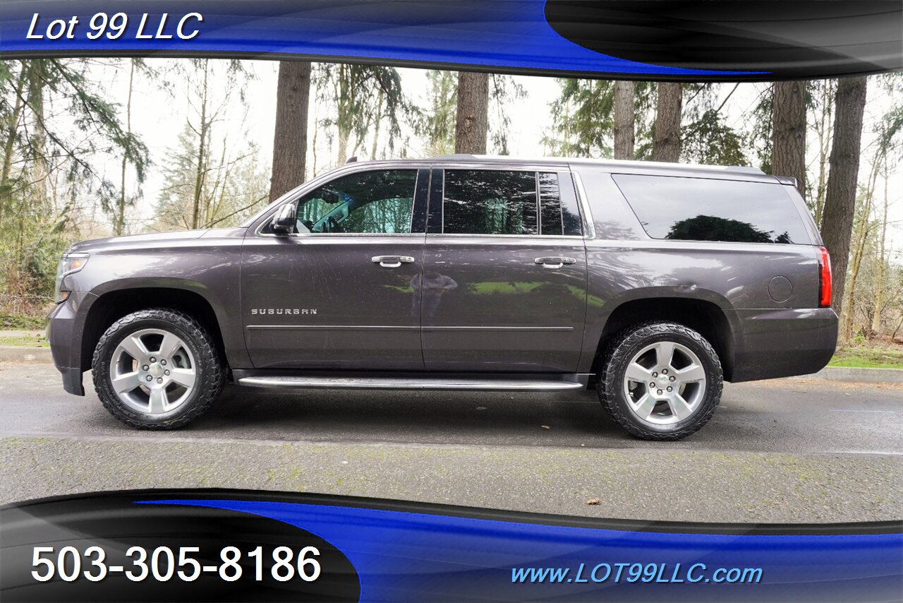 2017 Chevrolet Suburban Premier LTZ 82K V8 5.3L Heated AC Leather Moon  Roof GPS 3 ROW SEATING Dual DVD 2 OWNERS - Photo 1 - Milwaukie, OR 97267