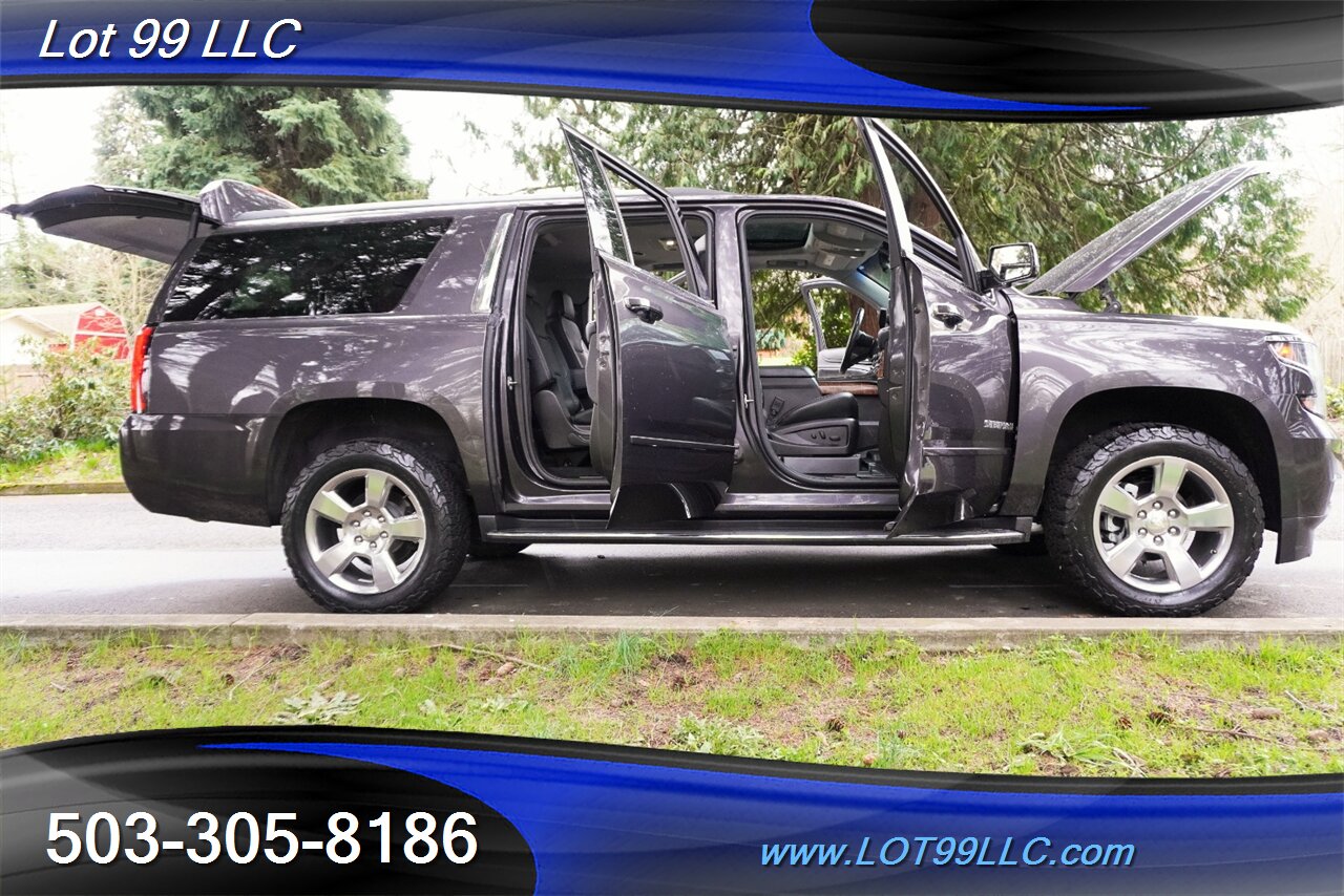 2017 Chevrolet Suburban Premier LTZ 82K V8 5.3L Heated AC Leather Moon  Roof GPS 3 ROW SEATING Dual DVD 2 OWNERS - Photo 32 - Milwaukie, OR 97267