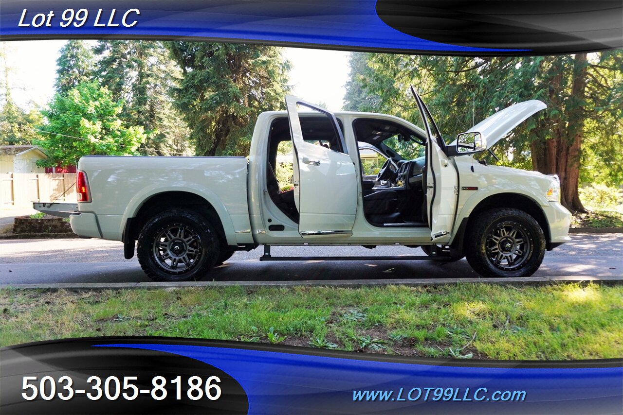 2016 RAM 1500 Laramie Longhorn 4x4 3.0L ECO Diesel GPS Heated AC  Leather Seats Fuel Wheels Newer Tires Folding Running Boards - Photo 30 - Milwaukie, OR 97267