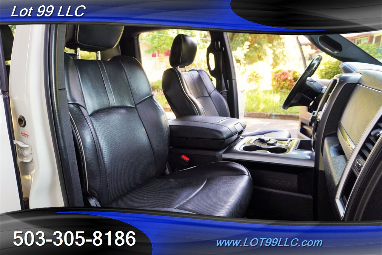 2016 RAM 1500 Laramie Longhorn 4x4 3.0L ECO Diesel GPS Heated AC  Leather Seats Fuel Wheels Newer Tires Folding Running Boards - Photo 19 - Milwaukie, OR 97267