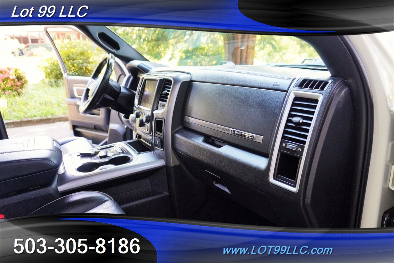 2016 RAM 1500 Laramie Longhorn 4x4 3.0L ECO Diesel GPS Heated AC  Leather Seats Fuel Wheels Newer Tires Folding Running Boards - Photo 18 - Milwaukie, OR 97267