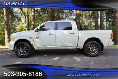 2016 RAM 1500 Laramie Longhorn 4x4 3.0L ECO Diesel GPS Heated AC  Leather Seats Fuel Wheels Newer Tires Folding Running Boards Truck