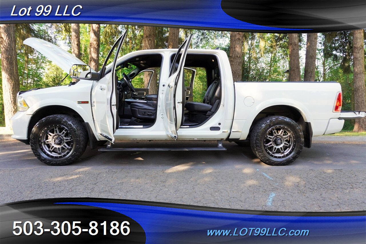2016 RAM 1500 Laramie Longhorn 4x4 3.0L ECO Diesel GPS Heated AC  Leather Seats Fuel Wheels Newer Tires Folding Running Boards - Photo 28 - Milwaukie, OR 97267