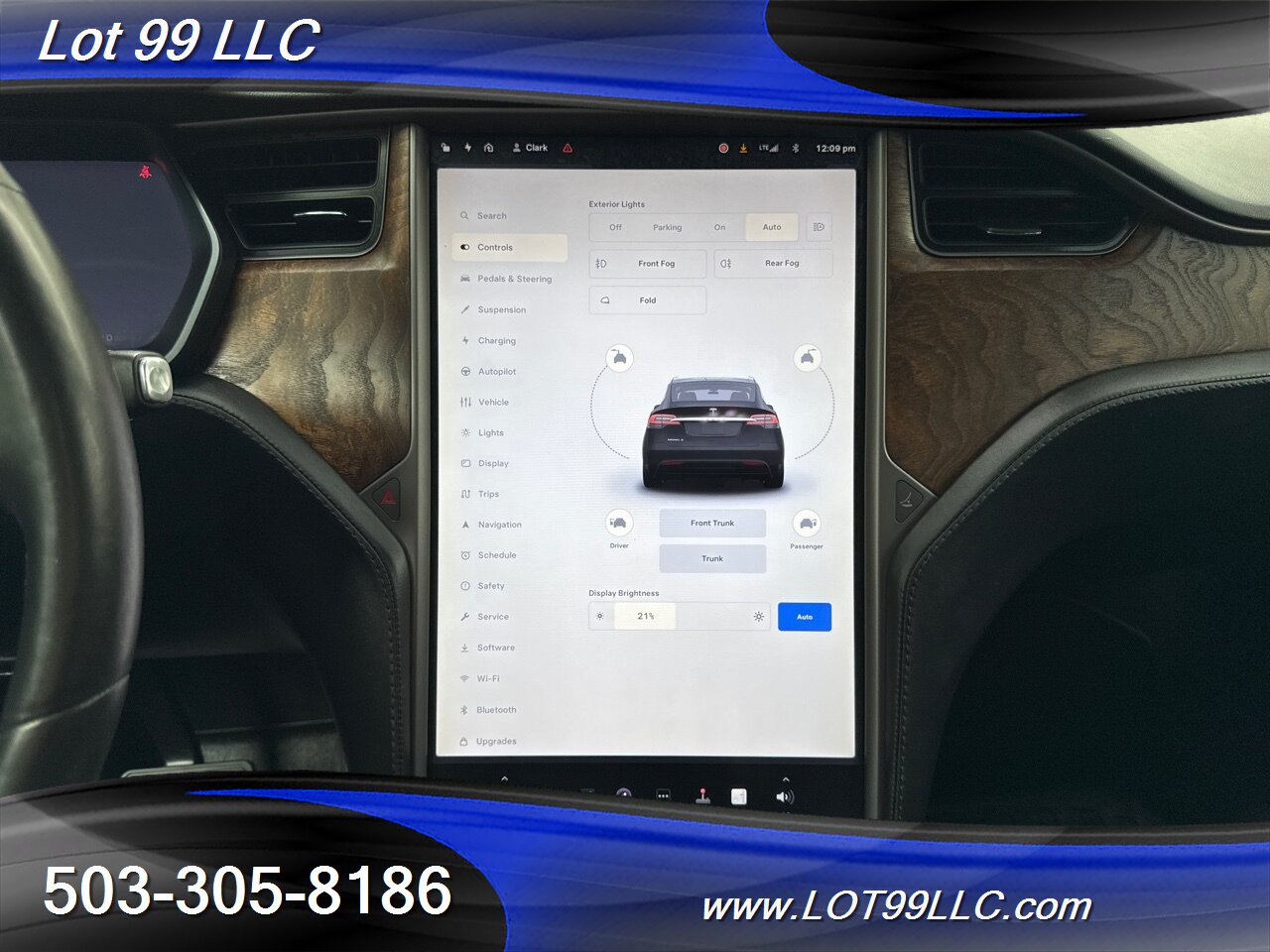 2019 Tesla Model X 100D Long Range 1-Owner 3rd Row 7 Passenger   - Photo 12 - Milwaukie, OR 97267