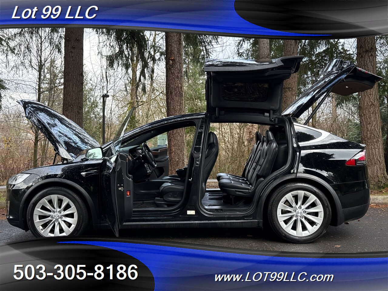 2019 Tesla Model X 100D Long Range 1-Owner 3rd Row 7 Passenger   - Photo 3 - Milwaukie, OR 97267