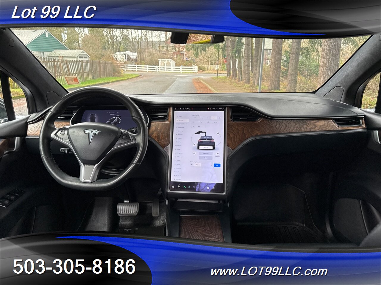 2019 Tesla Model X 100D Long Range 1-Owner 3rd Row 7 Passenger   - Photo 2 - Milwaukie, OR 97267