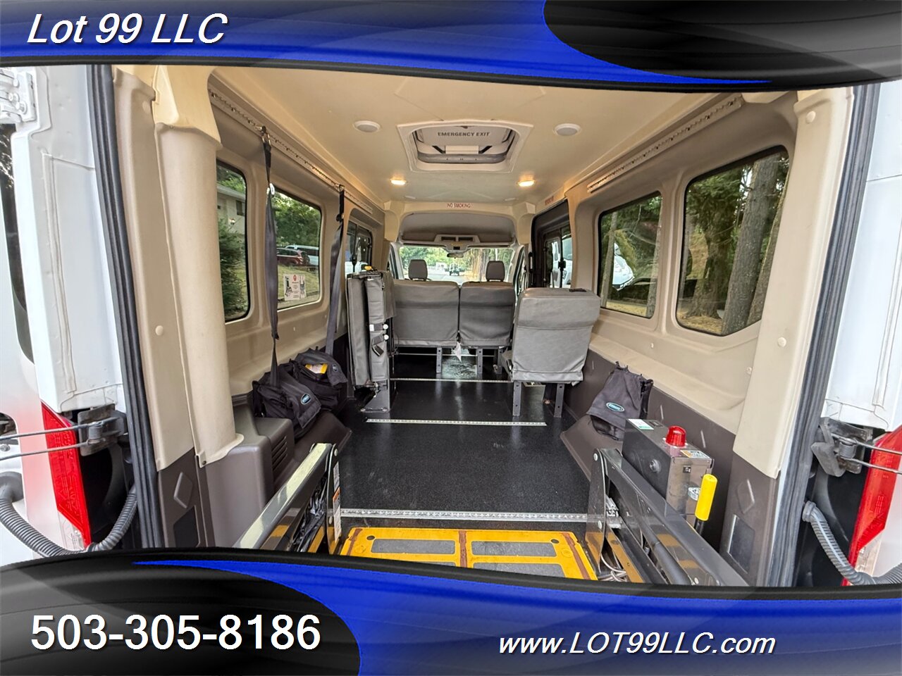 2015 Ford Transit 250 91k ** WHEELCHAIR VAN ** MID ROOF 8 Passenger - Photo 18 - Milwaukie, OR 97267