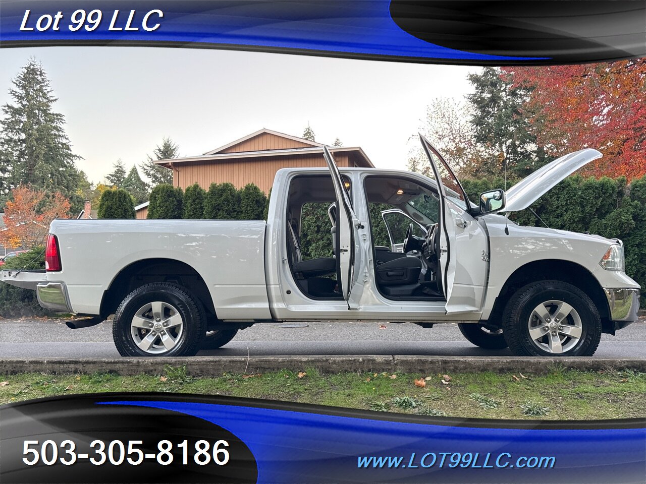 2017 RAM 1500 SLT 4x4 102k NEW TIRES Quad Cab Bed Liner   - Photo 20 - Milwaukie, OR 97267