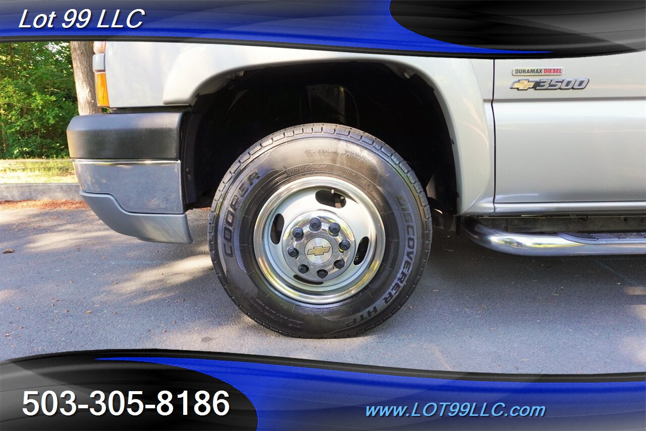 2005 Chevrolet Silverado 3500 4dr Crew Cab 4X4 Dually 6.6L Duramax Diesel Long  Bed Heated Leather Seats LONG BED 2 OWNERS - Photo 25 - Milwaukie, OR 97267