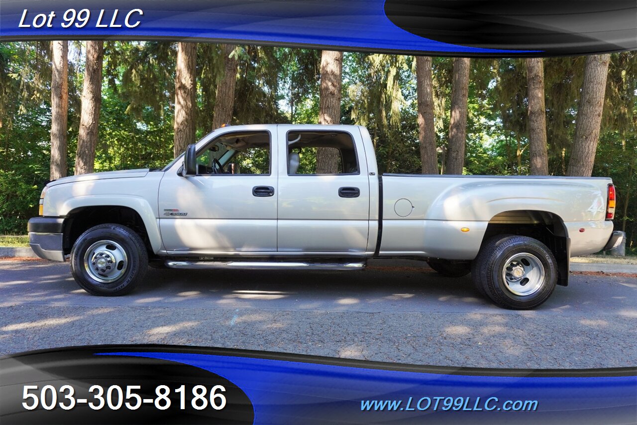 2005 Chevrolet Silverado 3500 4dr Crew Cab 4X4 Dually 6.6L Duramax Diesel Long  Bed Heated Leather Seats LONG BED 2 OWNERS - Photo 1 - Milwaukie, OR 97267