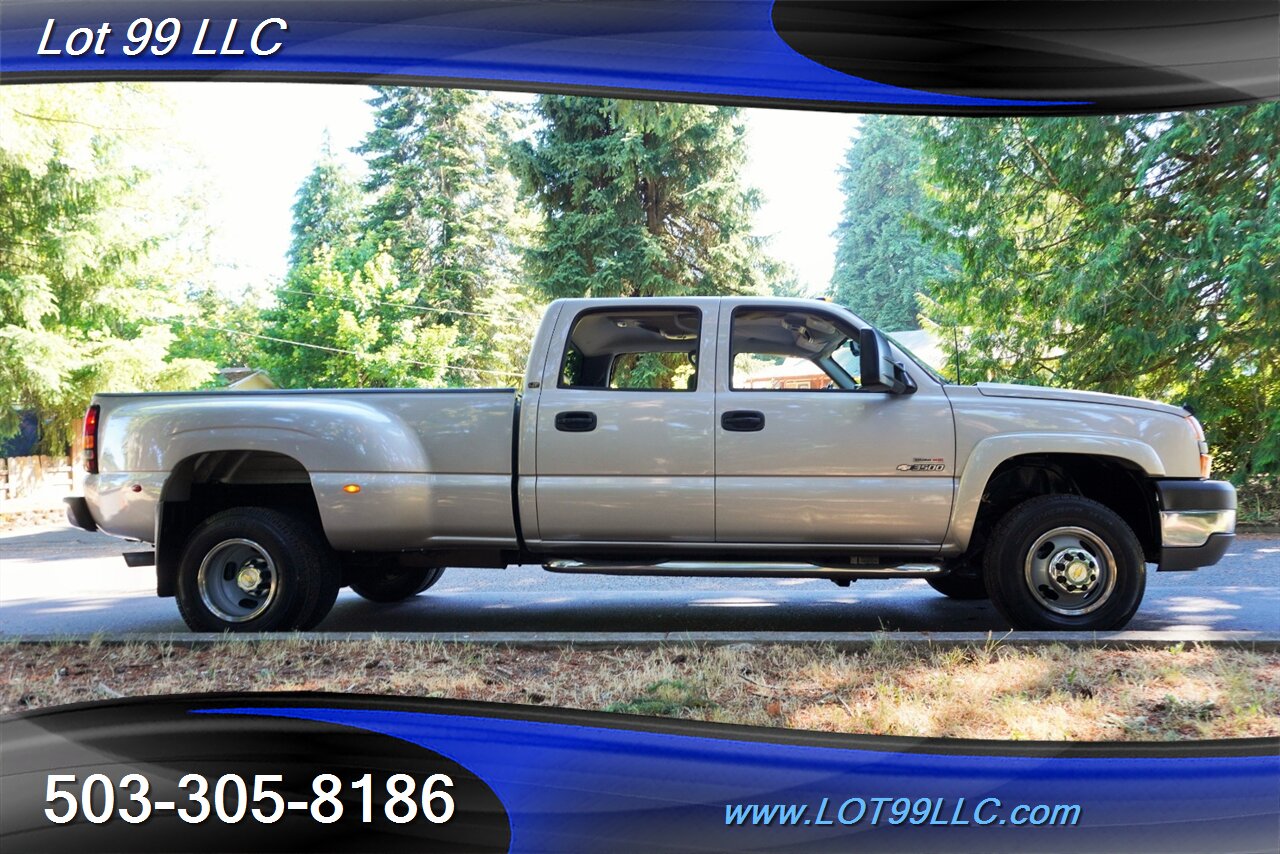 2005 Chevrolet Silverado 3500 4dr Crew Cab 4X4 Dually 6.6L Duramax Diesel Long  Bed Heated Leather Seats LONG BED 2 OWNERS - Photo 8 - Milwaukie, OR 97267