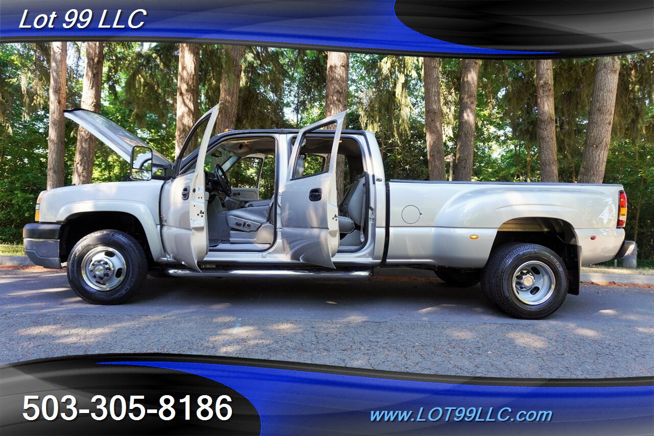 2005 Chevrolet Silverado 3500 4dr Crew Cab 4X4 Dually 6.6L Duramax Diesel Long  Bed Heated Leather Seats LONG BED 2 OWNERS - Photo 26 - Milwaukie, OR 97267