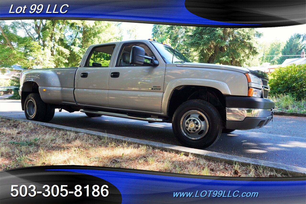 2005 Chevrolet Silverado 3500 4dr Crew Cab 4X4 Dually 6.6L Duramax Diesel Long  Bed Heated Leather Seats LONG BED 2 OWNERS - Photo 7 - Milwaukie, OR 97267