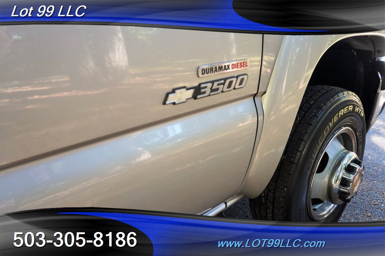 2005 Chevrolet Silverado 3500 4dr Crew Cab 4X4 Dually 6.6L Duramax Diesel Long  Bed Heated Leather Seats LONG BED 2 OWNERS - Photo 36 - Milwaukie, OR 97267