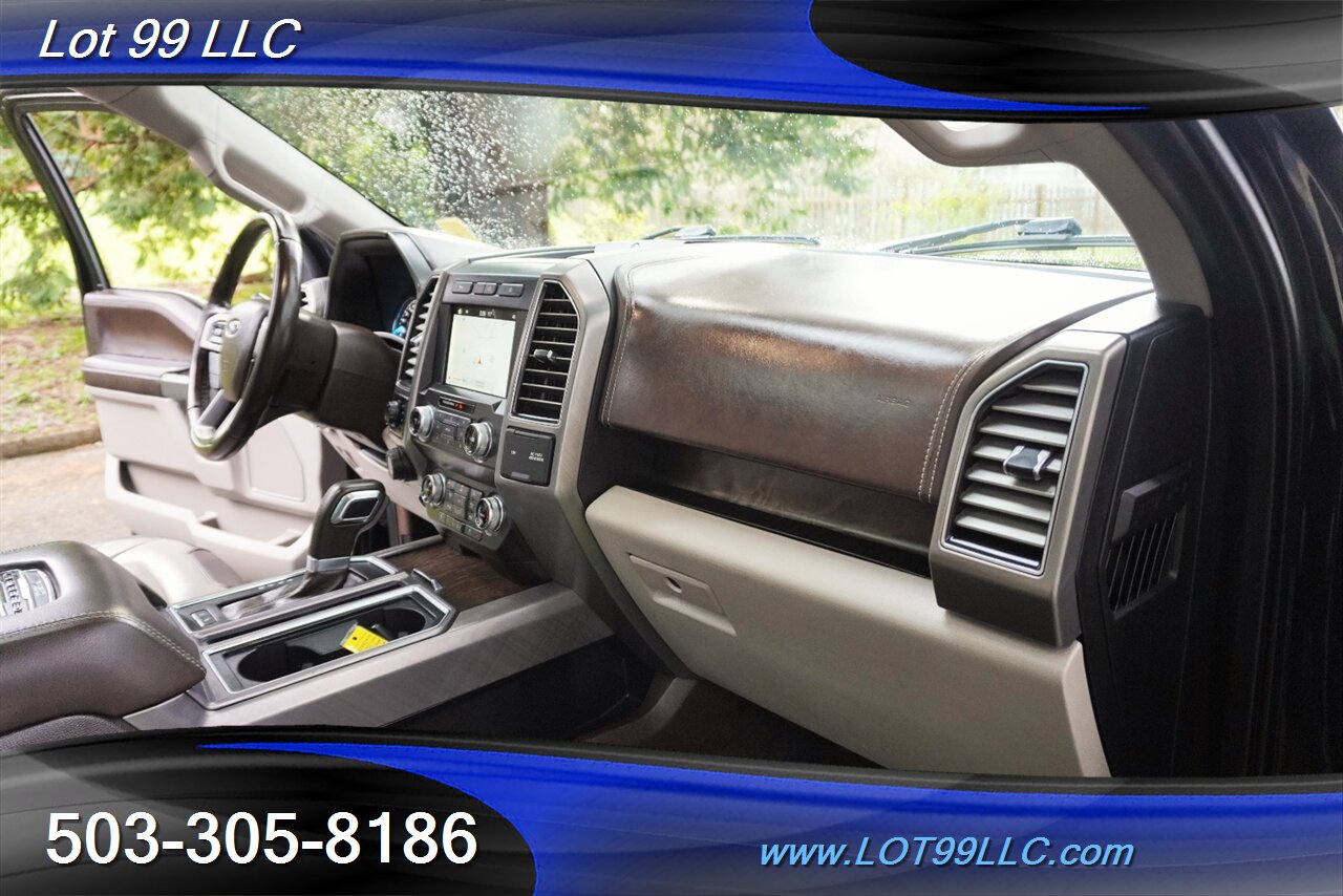 2019 Ford F-150 Limited 4X4 V6 3.5L Ecoboost Heated AC Leather  Pano Roof LIFTED 20 Wheels NEW 35 OFF ROAD TIRES - Photo 18 - Milwaukie, OR 97267