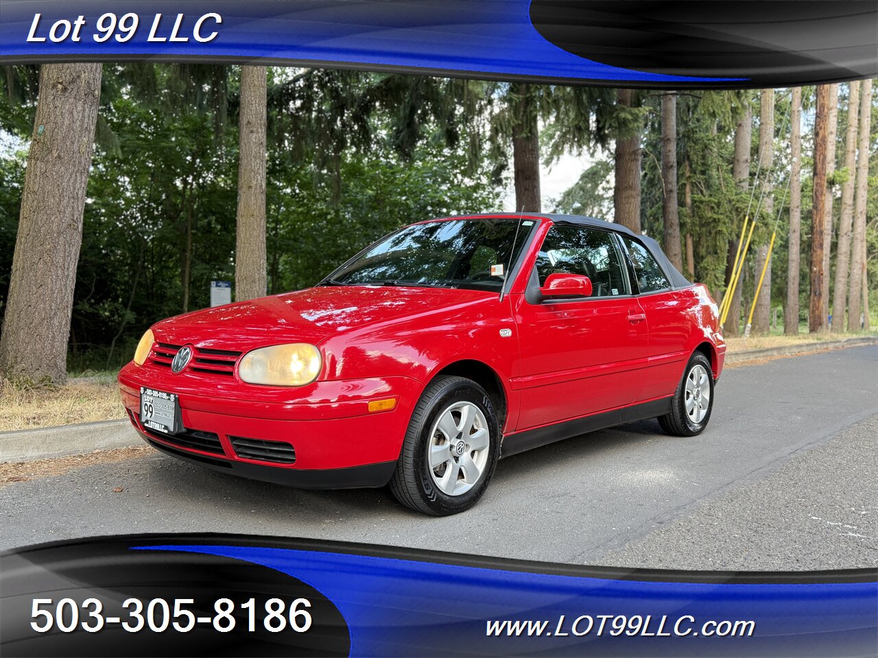 2001 Volkswagen Cabrio GLX ** NEW CONVERTIBLE TOP ** Heated Leather - Photo 2 - Milwaukie, OR 97267
