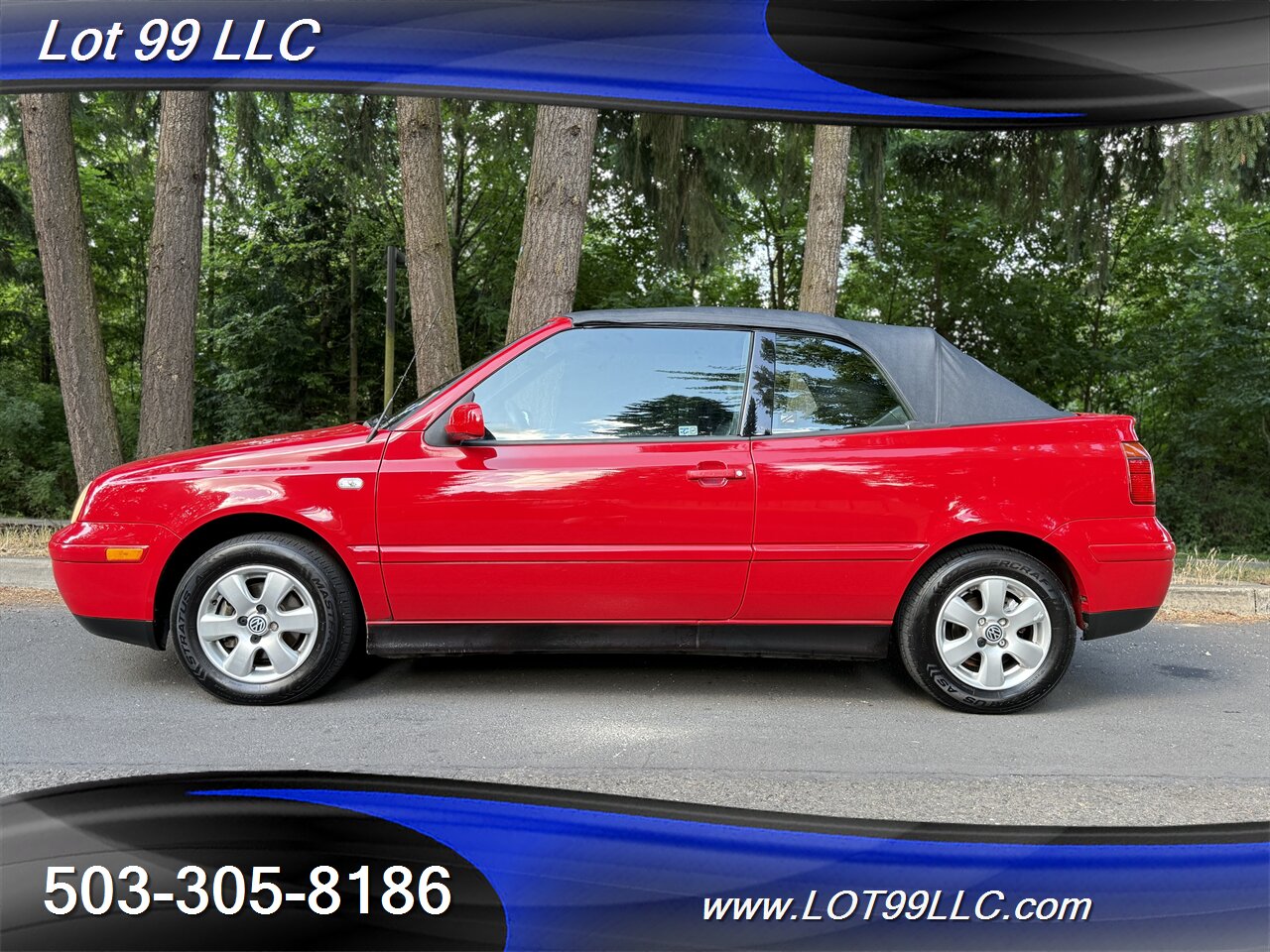 2001 Volkswagen Cabrio GLX ** NEW CONVERTIBLE TOP ** Heated Leather - Photo 1 - Milwaukie, OR 97267