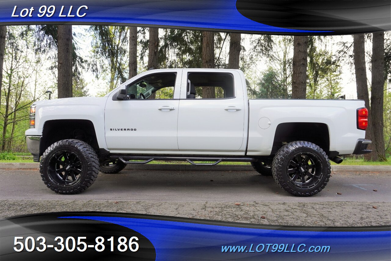 2015 Chevrolet Silverado 1500 LT 4X4 Crew Cab V8 5.3L 86K Short Bed LIFTED  20 Black Wheels, NEW OFF ROAD TIRES - Photo 1 - Milwaukie, OR 97267