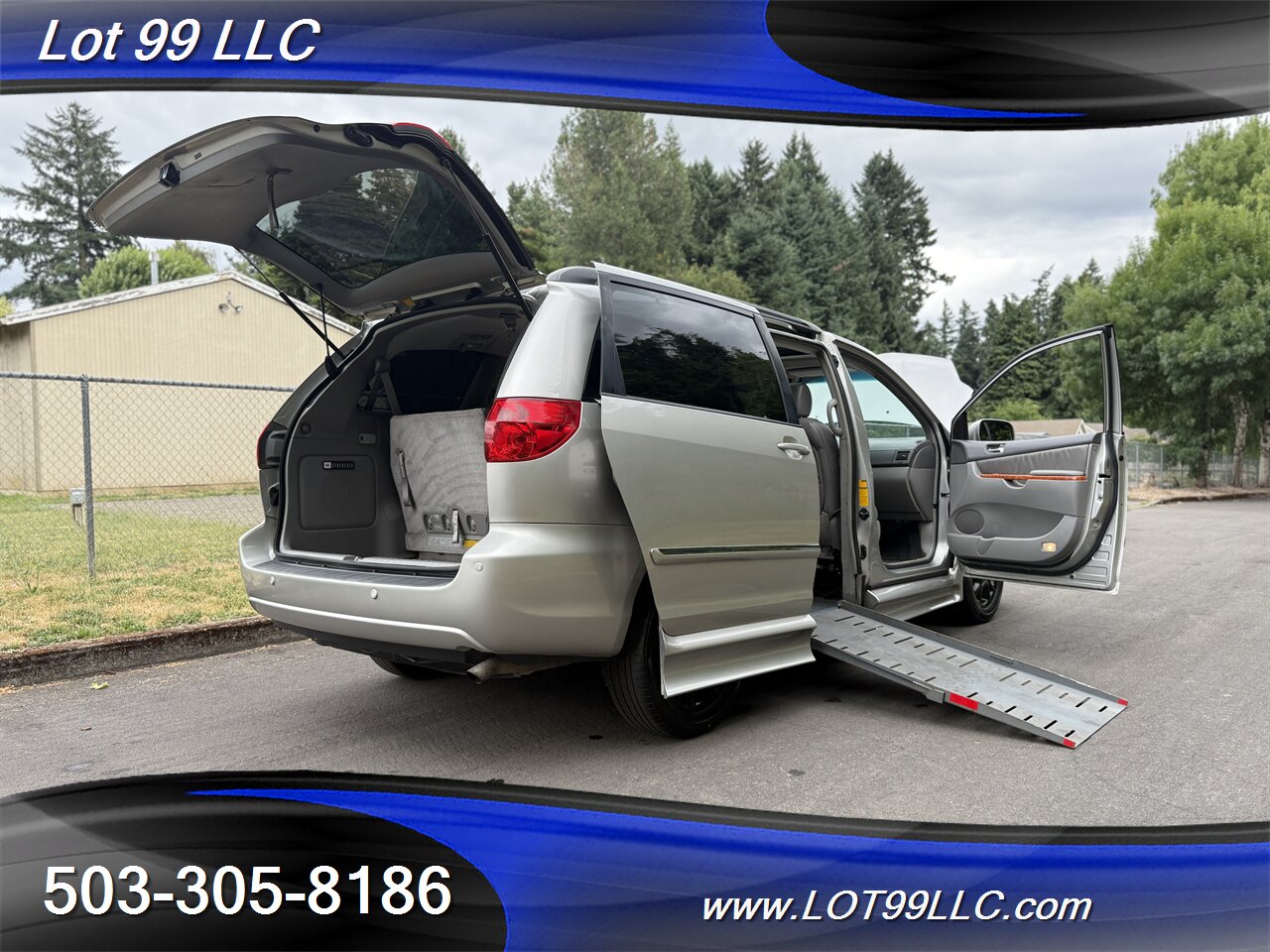 2006 Toyota Sienna XLE Limited **Wheelchair Van** 111k Htd Leather - Photo 34 - Milwaukie, OR 97267