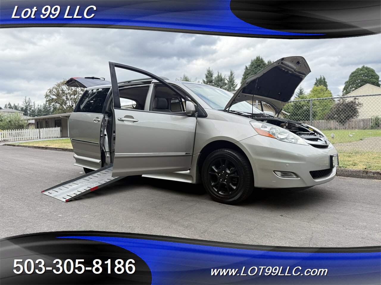 2006 Toyota Sienna XLE Limited **Wheelchair Van** 111k Htd Leather - Photo 35 - Milwaukie, OR 97267
