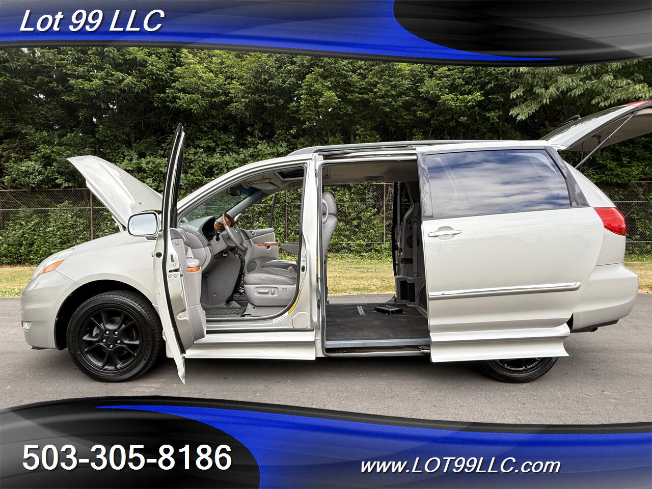 2006 Toyota Sienna XLE Limited **Wheelchair Van** 111k Htd Leather - Photo 41 - Milwaukie, OR 97267