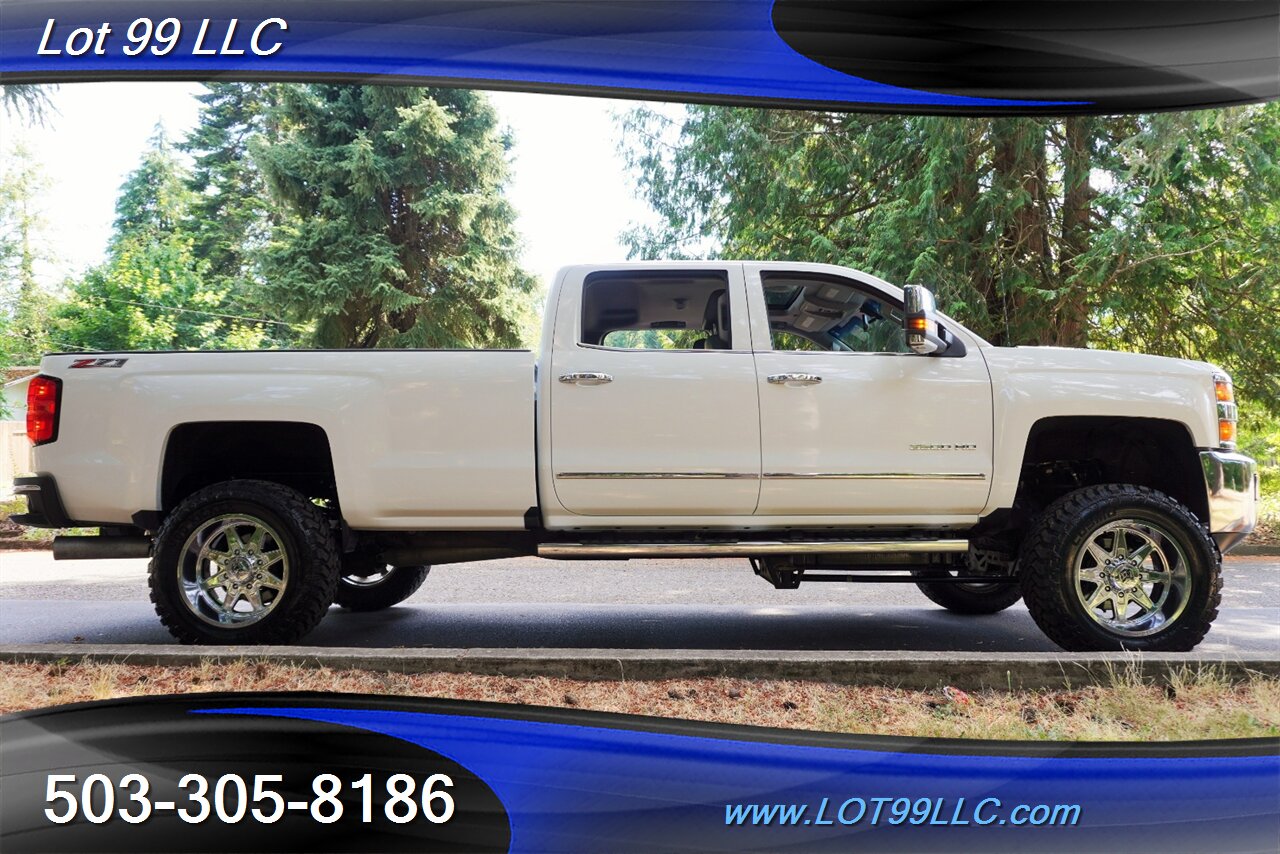 2016 Chevrolet Silverado 3500 LTZ 4X4 6.6L Duramax Leather Moon LONG BED Chrome Wheels New Tires Lifted 1 OWNER - Photo 8 - Milwaukie, OR 97267