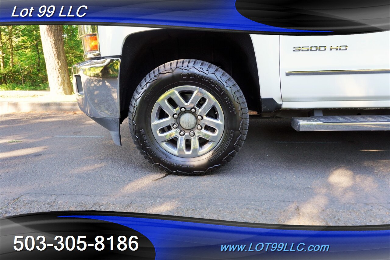 2016 Chevrolet Silverado 3500HD LTZ 4X4 6.6L Duramax Leather Moon LONG BED Chrome  Wheels Newer Tires 1 OWNER - Photo 38 - Milwaukie, OR 97267
