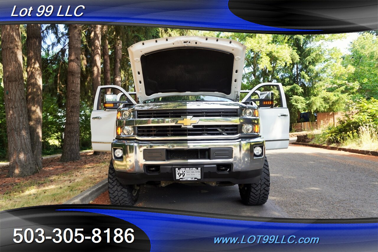 2016 Chevrolet Silverado 3500 LTZ 4X4 6.6L Duramax Leather Moon LONG BED Chrome Wheels New Tires Lifted 1 OWNER - Photo 27 - Milwaukie, OR 97267