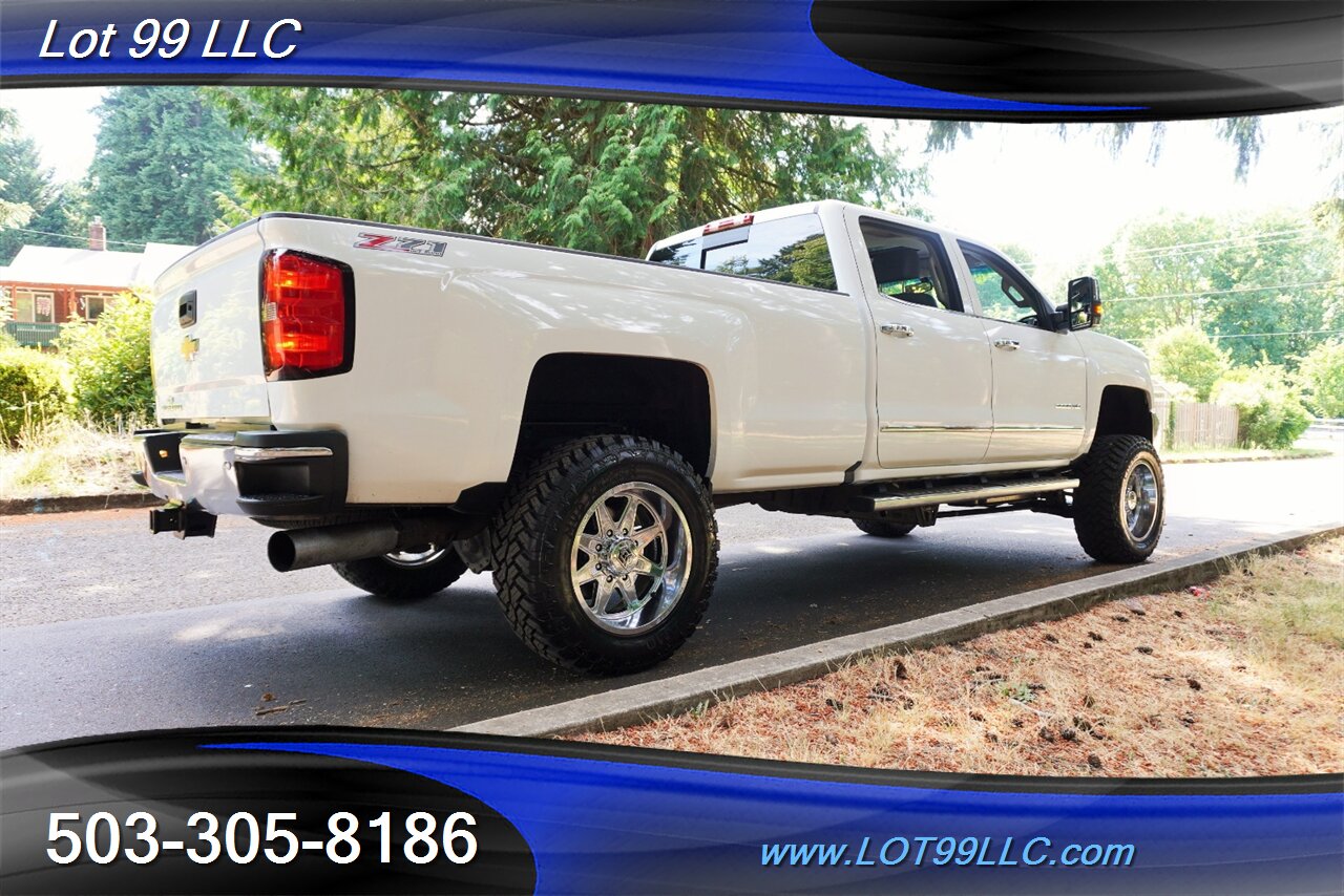 2016 Chevrolet Silverado 3500 LTZ 4X4 6.6L Duramax Leather Moon LONG BED Chrome Wheels New Tires Lifted 1 OWNER - Photo 9 - Milwaukie, OR 97267