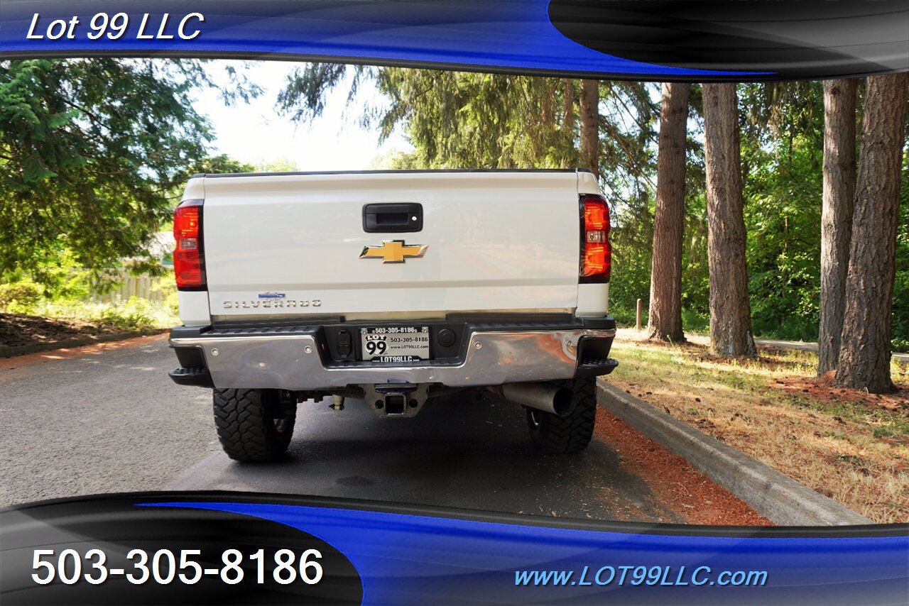 2016 Chevrolet Silverado 3500 LTZ 4X4 6.6L Duramax Leather Moon LONG BED Chrome Wheels New Tires Lifted 1 OWNER - Photo 10 - Milwaukie, OR 97267