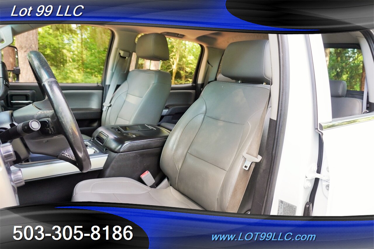 2016 Chevrolet Silverado 3500 LTZ 4X4 6.6L Duramax Leather Moon LONG BED Chrome Wheels New Tires Lifted 1 OWNER - Photo 2 - Milwaukie, OR 97267