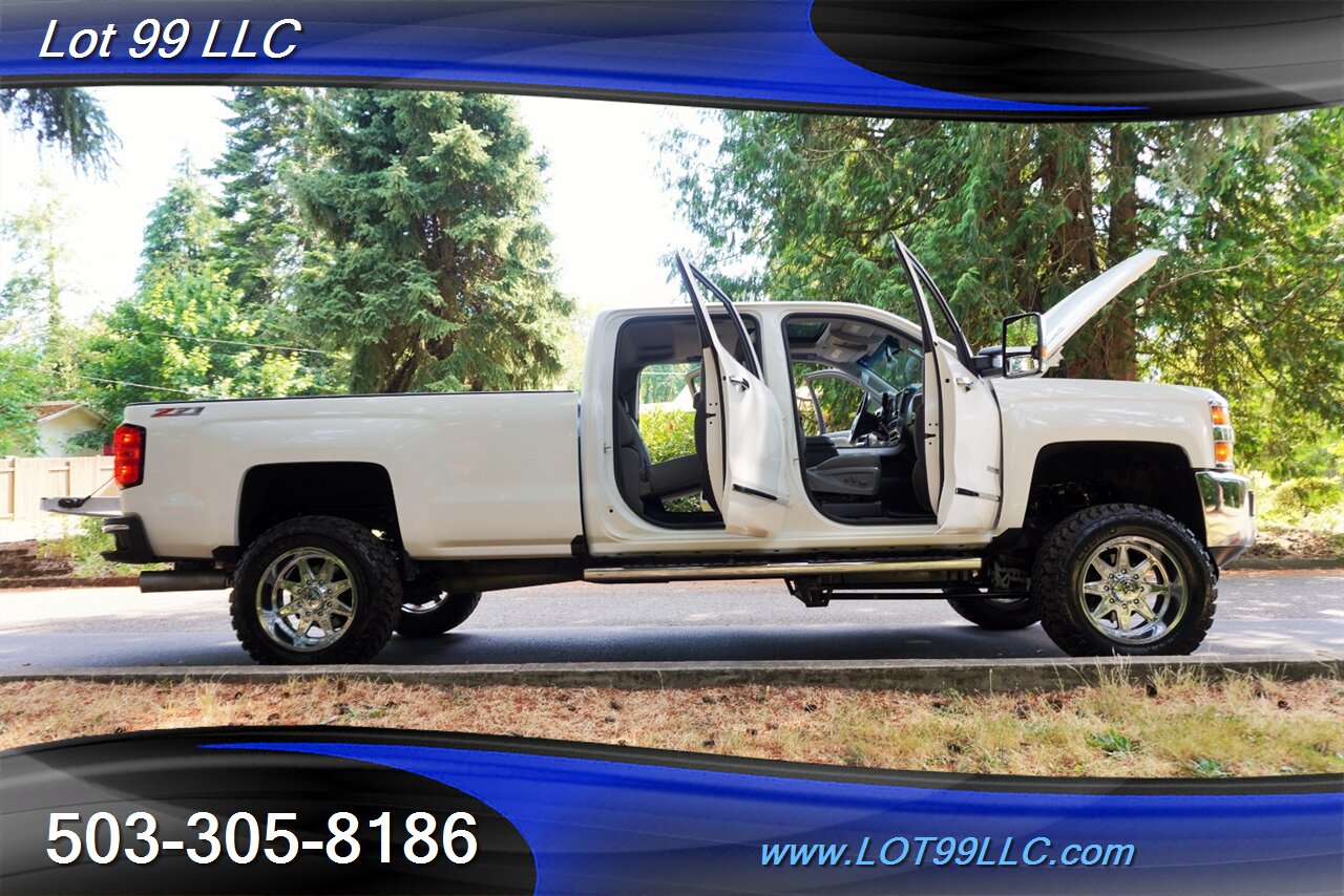 2016 Chevrolet Silverado 3500 LTZ 4X4 6.6L Duramax Leather Moon LONG BED Chrome Wheels New Tires Lifted 1 OWNER - Photo 28 - Milwaukie, OR 97267