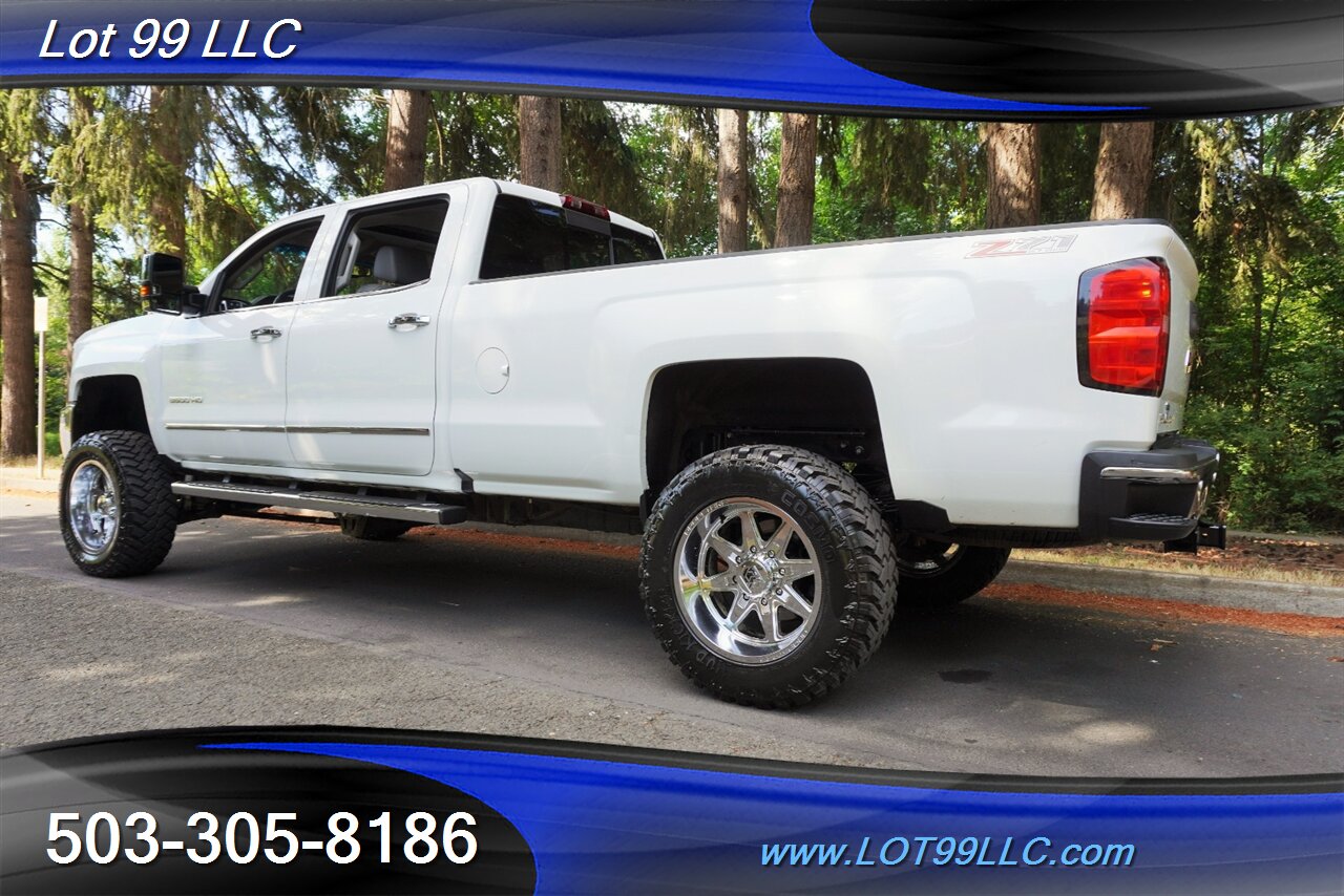 2016 Chevrolet Silverado 3500 LTZ 4X4 6.6L Duramax Leather Moon LONG BED Chrome Wheels New Tires Lifted 1 OWNER - Photo 11 - Milwaukie, OR 97267