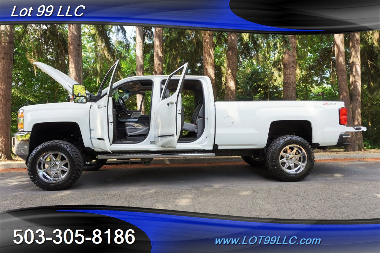 2016 Chevrolet Silverado 3500 LTZ 4X4 6.6L Duramax Leather Moon LONG BED Chrome Wheels New Tires Lifted 1 OWNER - Photo 26 - Milwaukie, OR 97267