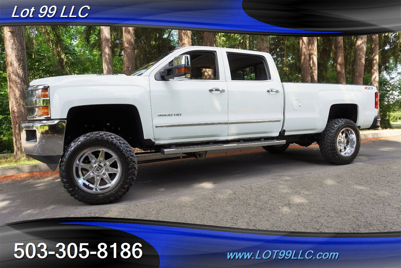 2016 Chevrolet Silverado 3500 LTZ 4X4 6.6L Duramax Leather Moon LONG BED Chrome Wheels New Tires Lifted 1 OWNER - Photo 5 - Milwaukie, OR 97267