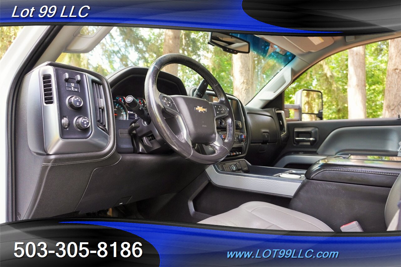 2016 Chevrolet Silverado 3500 LTZ 4X4 6.6L Duramax Leather Moon LONG BED Chrome Wheels New Tires Lifted 1 OWNER - Photo 12 - Milwaukie, OR 97267